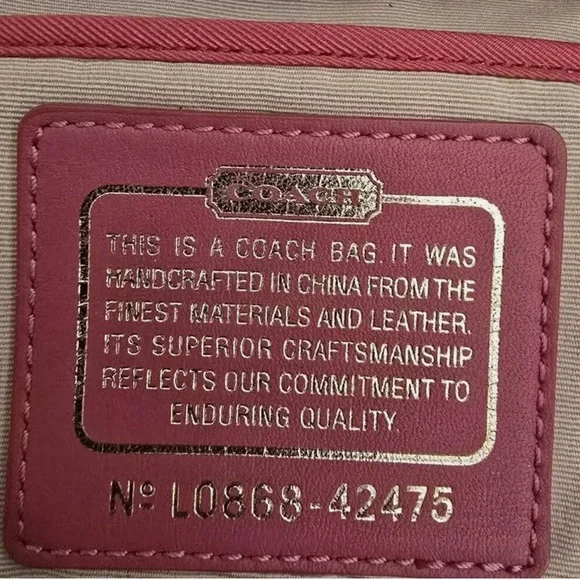 Coach Parker Straw Handbag EUC - Picture 5 of 7